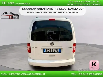 Usata VW Caddy 109 CV (80 kW) 2015 Bianco Monovolume