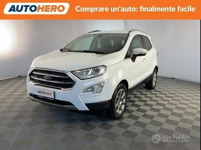 Usata Ford Ecosport Titanium 125 CV (91 kW) 2018 Bianco SUV