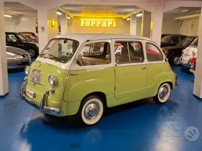 Usata Fiat 600D 31 CV (22 kW) 1960 Verde Monovolume
