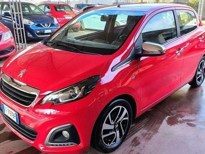 Usata Peugeot 108 Allure 82 CV (60 kW) 2016 Rosso Utilitaria