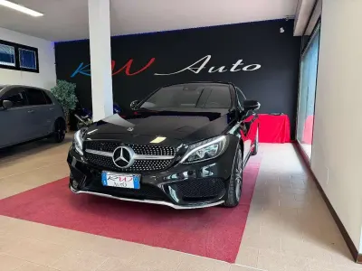 Usata Mercedes C220 Premium 170 CV (125 kW) 2017 Nero Coupé