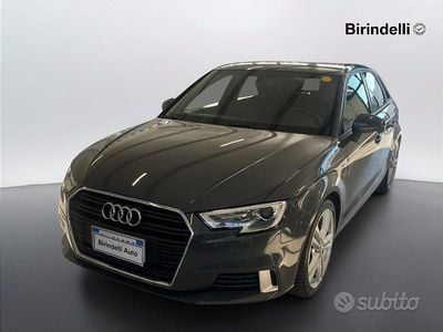 Usata Audi A3 S-Line 116 CV (85 kW) 2018 Grigio Berlina