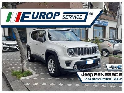 Usata Jeep Renegade Limited 190 CV (139 kW) 2020 Grigio SUV