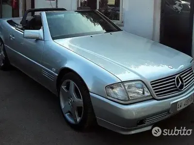 Usata Mercedes SL320 231 CV (169 kW) 1993 Grigio Cabrio