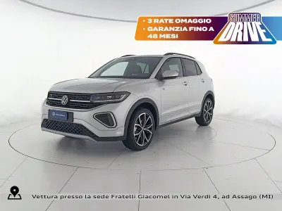 Nuova VW T-Cross R-line Plus 116 CV (85 kW) 2026 Reflex silver metallizzato SUV