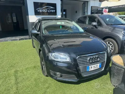 Usata Audi A3 Sportback Attraction 140 CV (102 kW) 2012 Nero Utilitaria