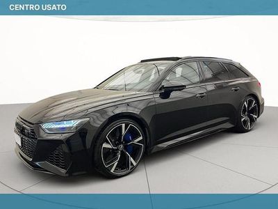 Usata Audi RS6 Ambiente 600 CV (441 kW) 2021 Nero sebring cristallo Station wagon