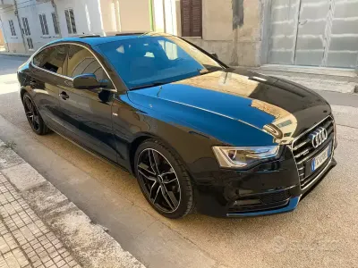 Usata Audi A5 Sportback S-Line 177 CV (130 kW) 2013 Nero Utilitaria