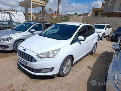 Usata Ford C-MAX Titanium 120 CV (88 kW) 2015 Bianco Monovolume