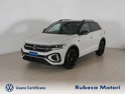Usata VW T-Roc R-line 110 CV (80 kW) 2022 Bianco SUV