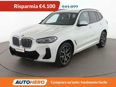 Usata BMW X3 M Sport 190 CV (139 kW) 2022 Bianco SUV