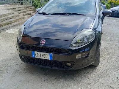 Usata Fiat Punto Lounge 85 CV (62 kW) 2014 Nero Utilitaria