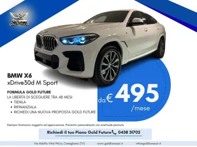 Usata BMW X6 M Sport 286 CV (210 kW) 2023 Bianco SUV
