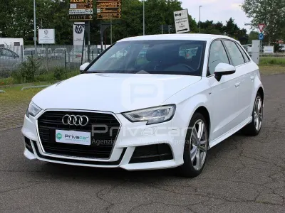 Usata Audi A3 S-Line 149 CV (109 kW) 2019 Bianco Berlina