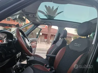 Usata Fiat 500L Trekking 105 CV (77 kW) 2014 Verde Monovolume