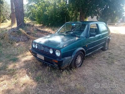 Usata VW Golf II 1984 Verde Utilitaria
