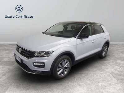 Usata VW T-Roc Style 110 CV (80 kW) 2020 Argento metallizzato SUV