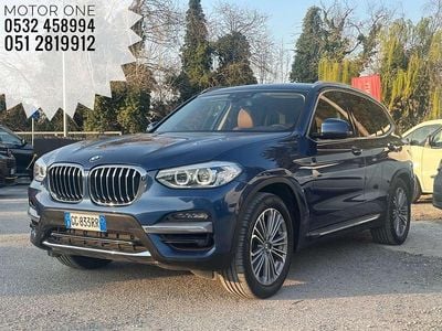 Usata BMW X3 Luxury Line 190 CV (139 kW) 2021 Blu/azzurro SUV