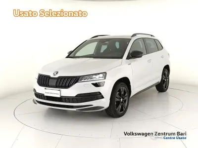 Usata Skoda Karoq SportLine 116 CV (85 kW) 2021 Bianco SUV