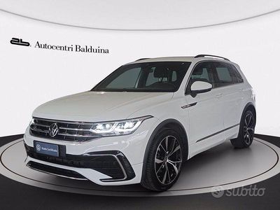 Usata VW Tiguan R-line 150 CV (110 kW) 2023 Bianco SUV