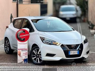 Usata Nissan Micra Acenta 70 CV (51 kW) 2019 Bianco Utilitaria