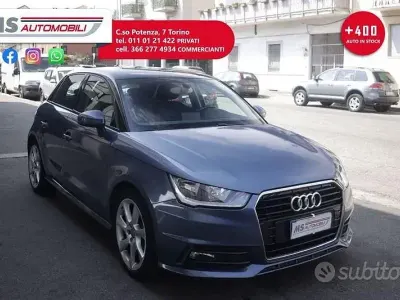 Usata Audi A1 Admired 95 CV (69 kW) 2016 Azzurro Utilitaria