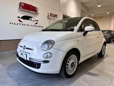 Usata Fiat 500 Lounge 75 CV (55 kW) 2009 Bianco Cabrio