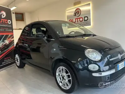 Usata Fiat 500 95 CV (69 kW) 2010 Nero Berlina