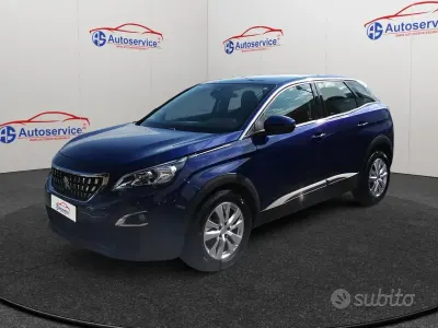 Usata Peugeot 3008 GT-line 131 CV (96 kW) 2020 Blu SUV