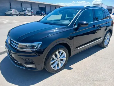 Usata VW Tiguan Business 150 CV (110 kW) 2018 Nero SUV