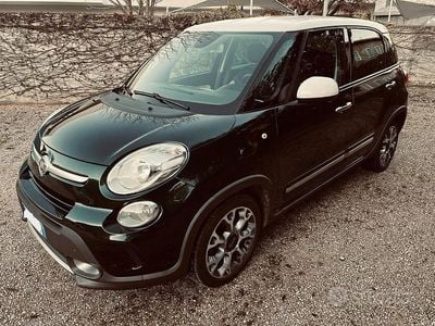 Usata Fiat 500L Trekking 105 CV (77 kW) 2014 Verde Monovolume