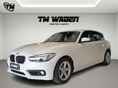 Usata BMW 118 Sport Line 150 CV (110 kW) 2016 Bianco Utilitaria