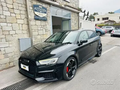 Usata Audi RS3 S-Line 400 CV (294 kW) 2017 Nero Berlina
