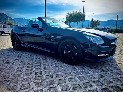Usata Mercedes SLK250 AMG Edition 1 204 CV (150 kW) 2011 Nero Cabrio