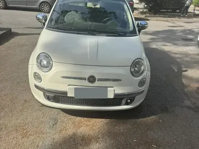 Usata Fiat 500 75 CV (55 kW) 2009 Bianco Cabrio
