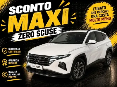 Usata Hyundai Tucson 135 CV (99 kW) 2023 Bianco SUV