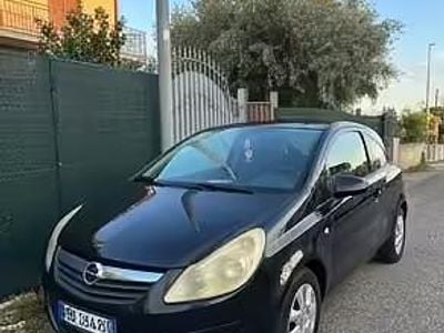 Usata Opel Corsa 75 CV (55 kW) 2008 Nero Utilitaria