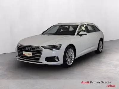 Usata Audi A6 Business 204 CV (150 kW) 2020 Bianco ghiacciaio metallizzato Station wagon