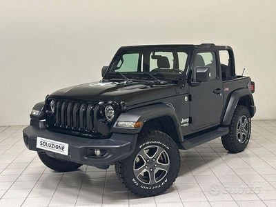 Usata Jeep Wrangler Sahara 200 CV (147 kW) 2020 Nero SUV