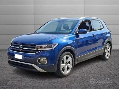 Usata VW T-Cross Style 110 CV (80 kW) 2022 Blu SUV