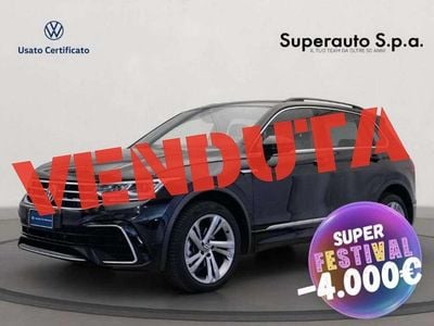 Usata VW Tiguan R-line 150 CV (110 kW) 2023 Nero SUV