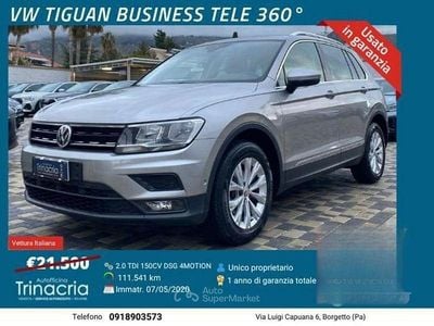 Usata VW Tiguan Business 150 CV (110 kW) 2020 Argento SUV