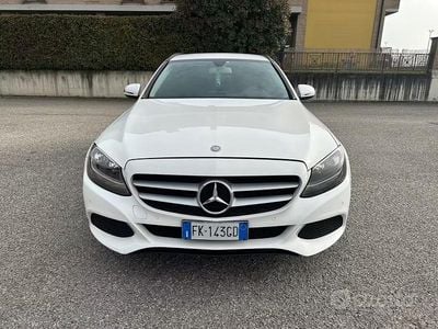 Usata Mercedes C180 Exclusive 115 CV (84 kW) 2017 Bianco Station wagon