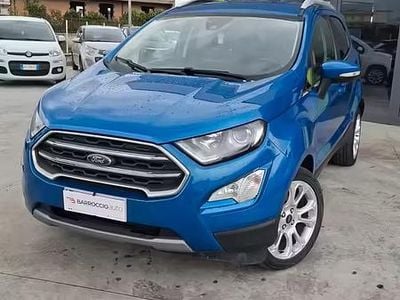 Usata Ford Ecosport Titanium 95 CV (69 kW) 2020 Blu SUV