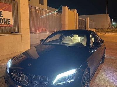 Usata Mercedes C220 Premium Plus 194 CV (142 kW) 2018 Nero Coupé