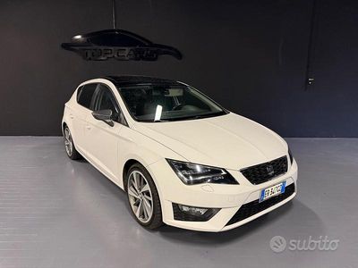 Usata Seat Leon FR 122 CV (89 kW) 2013 Bianco Berlina