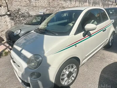 Usata Fiat 500 69 CV (50 kW) 2009 Bianco Cabrio