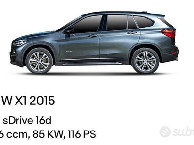 Usata BMW X1 116 CV (85 kW) 2015 Blu SUV