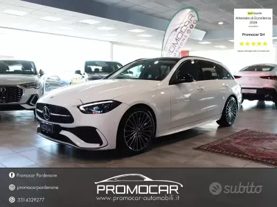 Usata Mercedes C220 Premium Plus 200 CV (147 kW) 2022 Bianco Station wagon