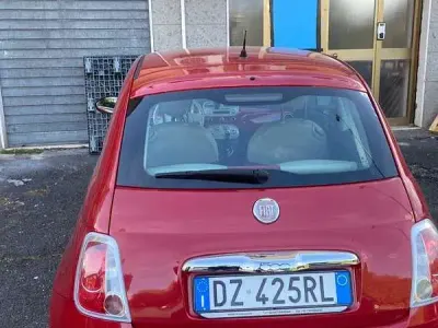 Usata Fiat 500 69 CV (50 kW) 2010 Rosso Utilitaria